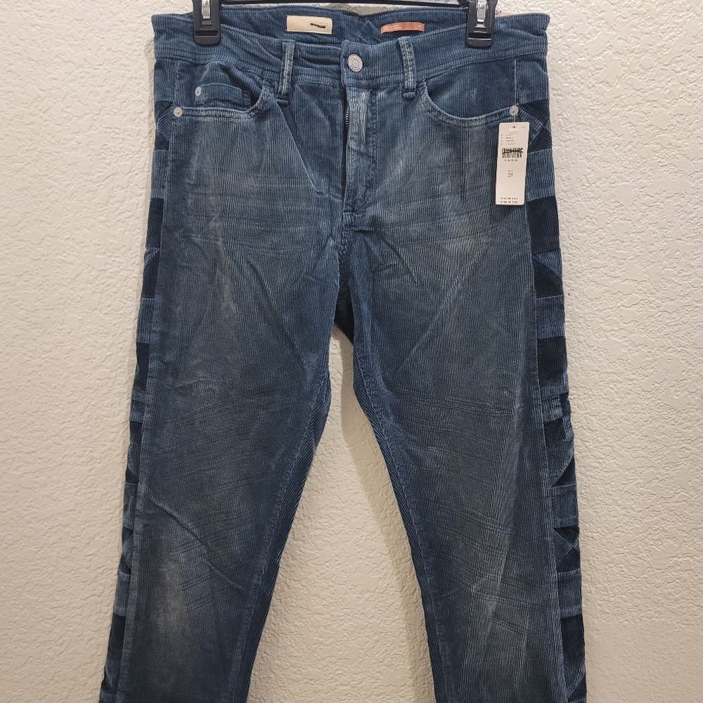 𝅺ANTHROPOLOGIE PILCRO SLIM BOYFRIEND CORDUROY PANTS- 32